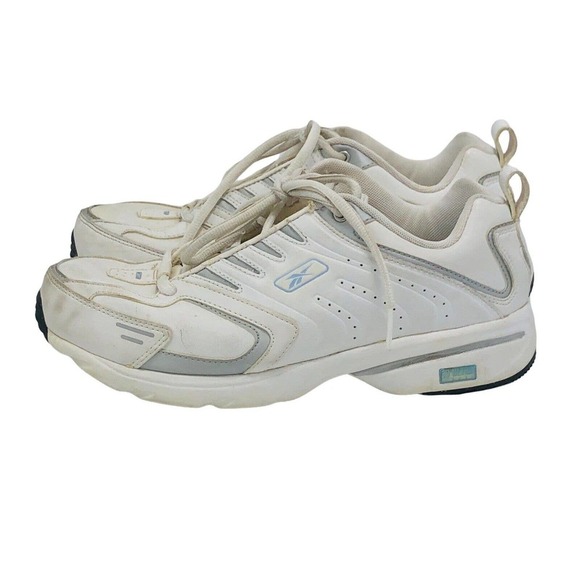 Reebok Womens 3D Ultralite Classic White Leather Lace Up Walking Shoes Size US 7 - Picture 5 of 8